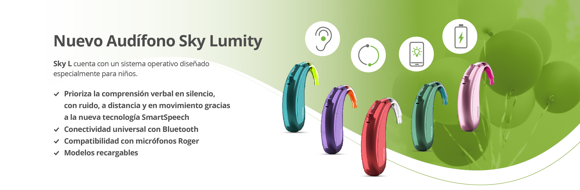 Audífono Sky Lumity