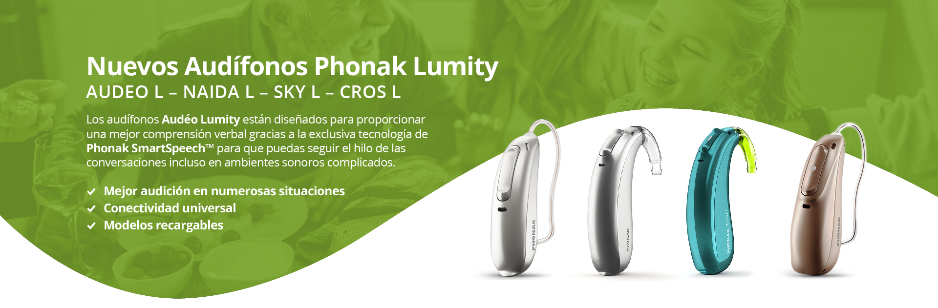 Audífonos Phonak Lumity